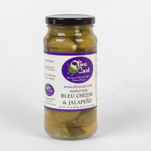 Jalapeno & Bleu Cheese Stuffed Olives