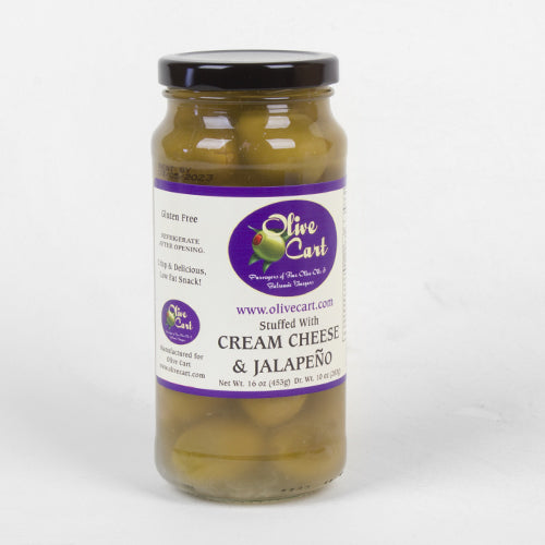 Jalapeno & Cream Cheese Stuffed Olives