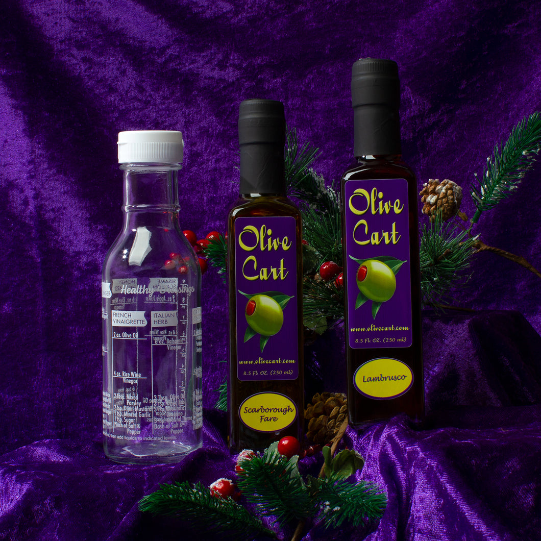 Oil, Vinegar & Salad Dressing Shaker Gift Set